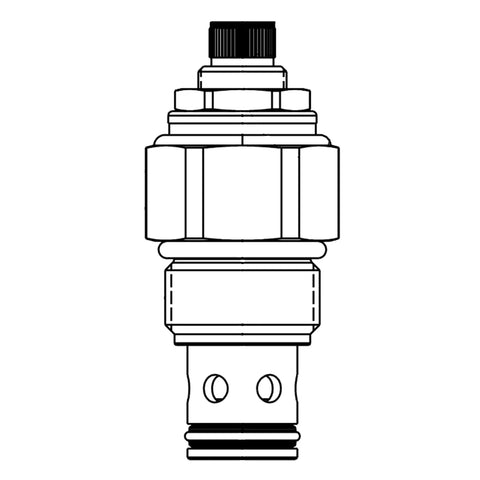AA95246 Hydraul. doorstromingsklep