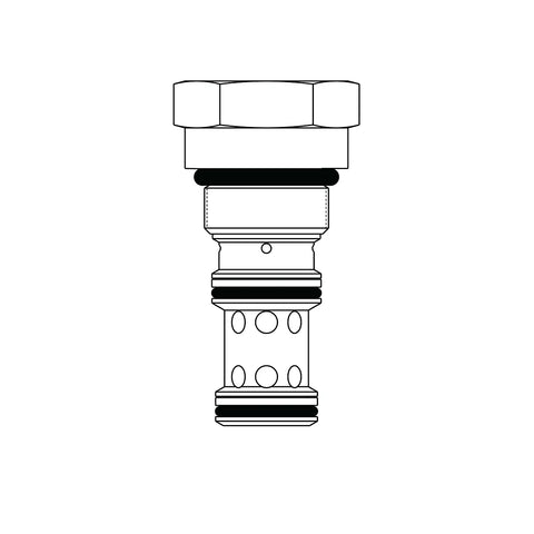 AKK36582 Hydraul. doorstromingsklep