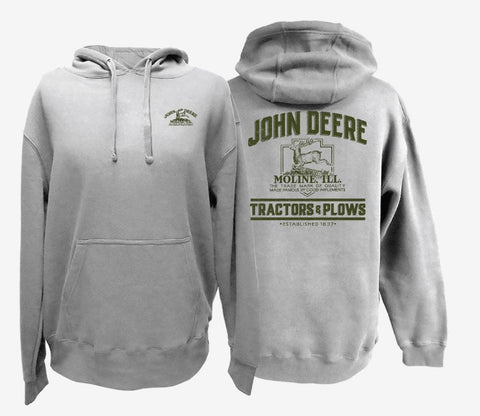 Hoodie 'tractors and plows'