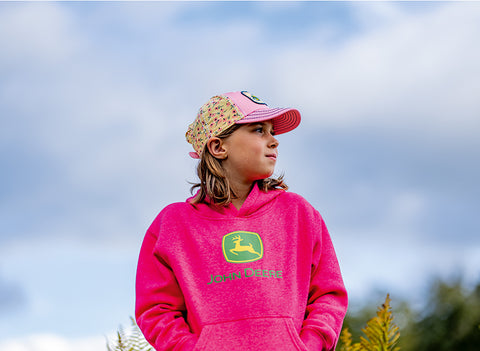 Kids pet roze bloemen