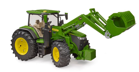John Deere 7R 350 tractor met voorlader