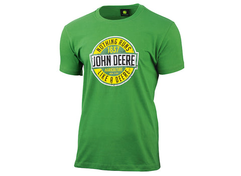 T-shirt Nothing Runs Like A Deere - groen