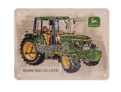 Plaat John Deere 6410 tractor