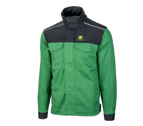 Groene werkjas voor operators