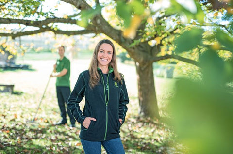 Fleece jas met halve rits dames