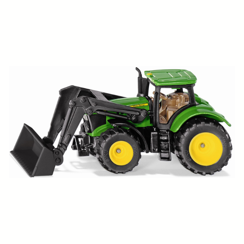 John Deere 6215R miniatuur met voorlader