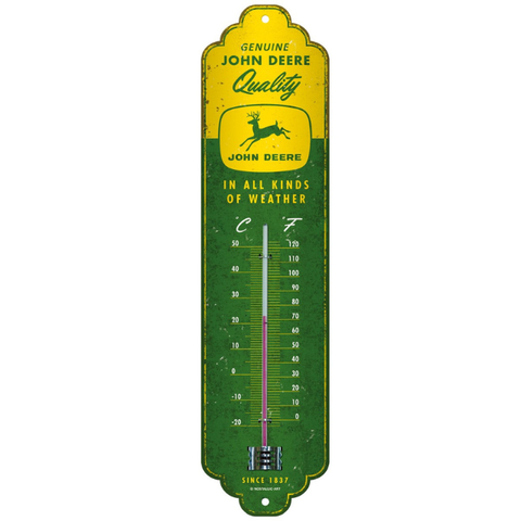 Thermometer "John Deere - In all kinds of weather"