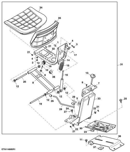 SEAT SHOCK ABSORBER KIT