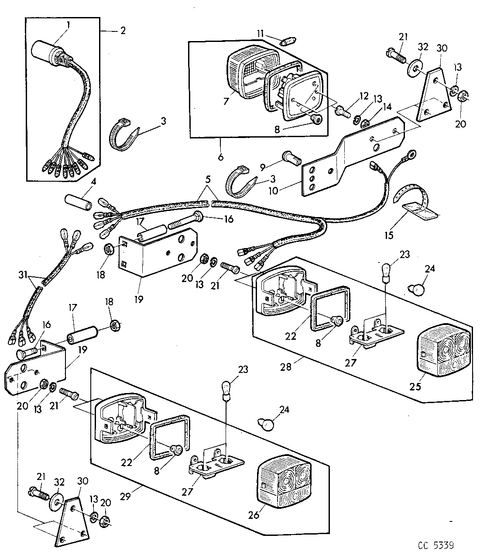 GLAS V. LAMP HELLA 110542001