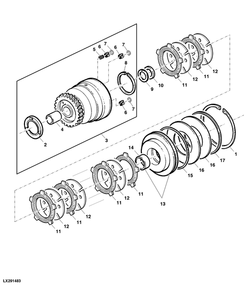 Disk With Inner Spline