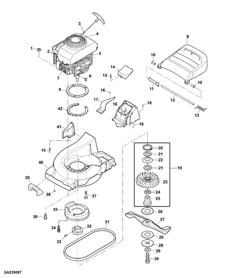 GRASS MULCHING ATTACHMENT