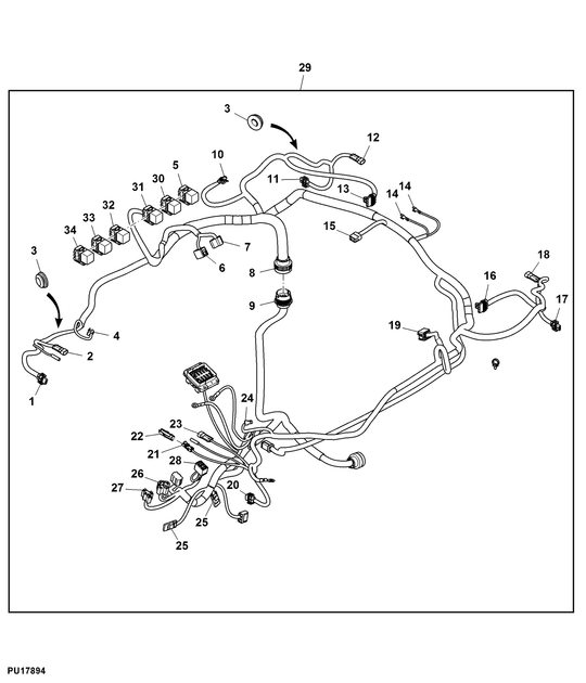 ELEC.CONNECT LOCKING DEVICE