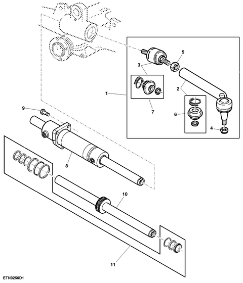 STUURCILINDER SEAL KIT