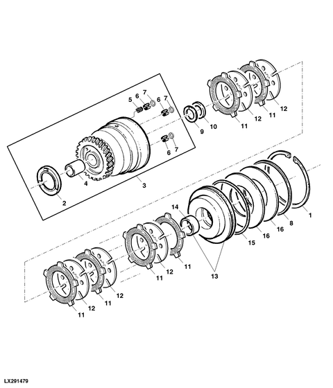 Disk With Outer Spline