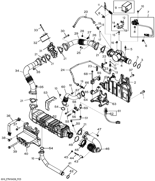 EXHAUST GAS RECYCLING VALVE