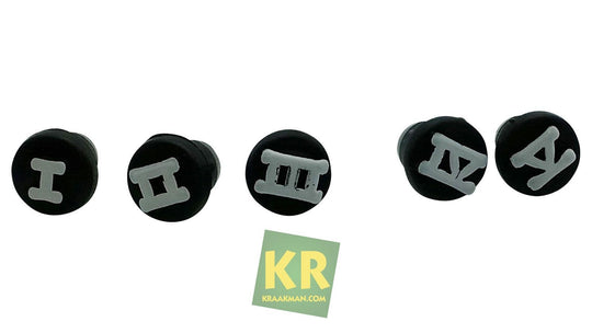 SET VAN 5 DOPJES I,II,III,IV,V